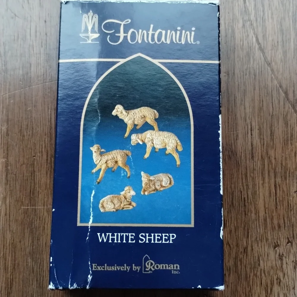 Fontanini Nativity White Sheep - Picture 4 of 6